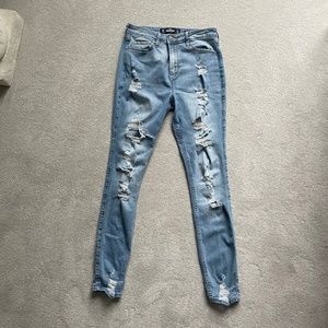 Hollister Light Blue Skinny Jeans Size 9R